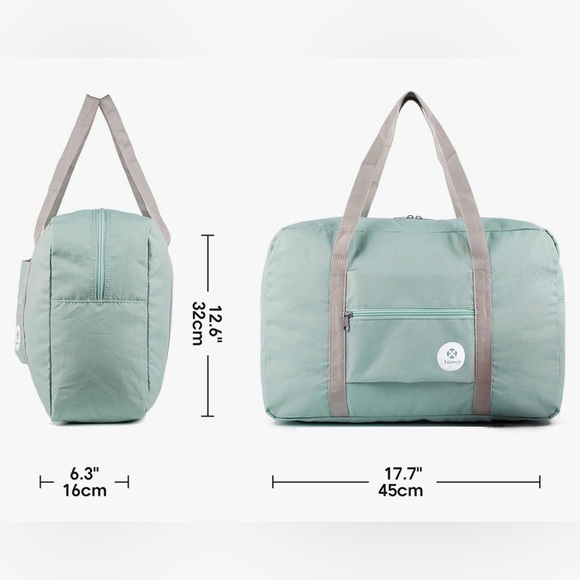 NWT 18x14x8 Foldable Travel Duffel Bag Tote, AVAILABLE IN MULTI COLORS - Picture 9 of 12